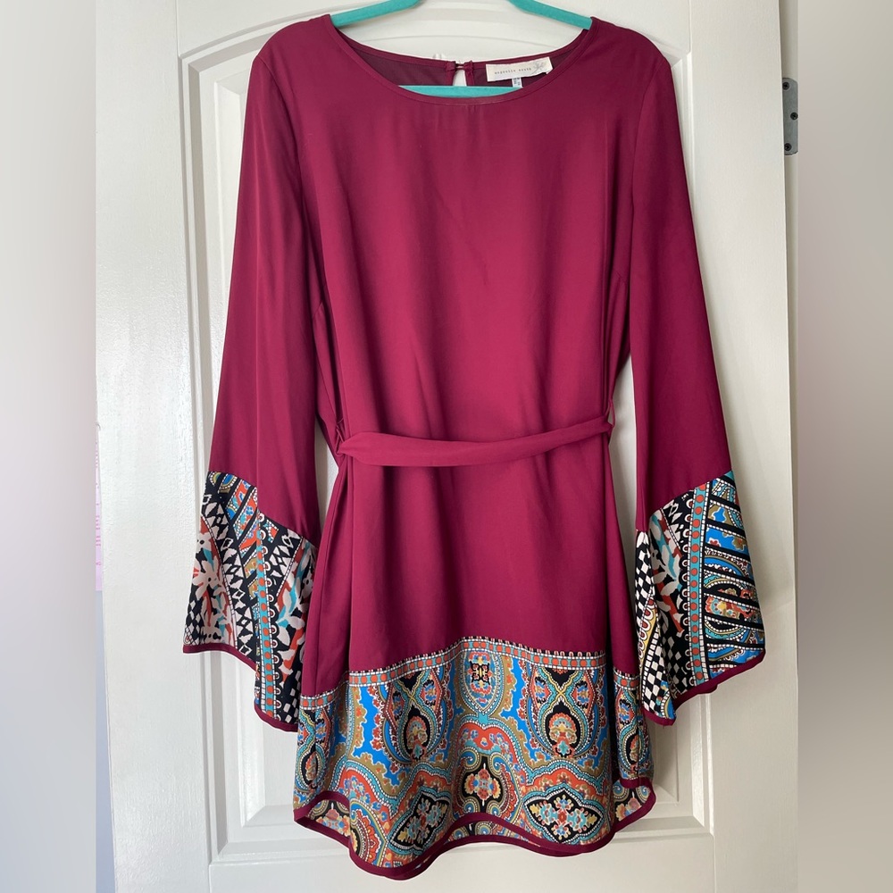 Magnolia South L Maroon Dress